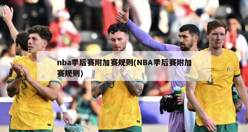 nba季后赛附加赛规则(NBA季后赛附加赛规则)