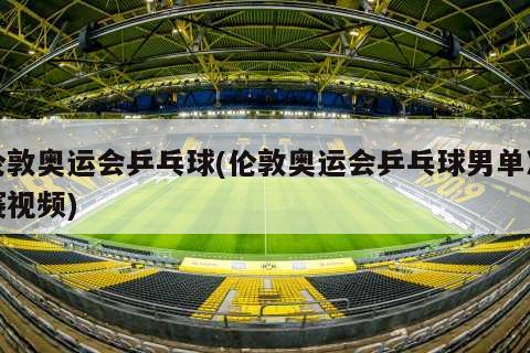 伦敦奥运会乒乓球(伦敦奥运会乒乓球男单决赛视频)